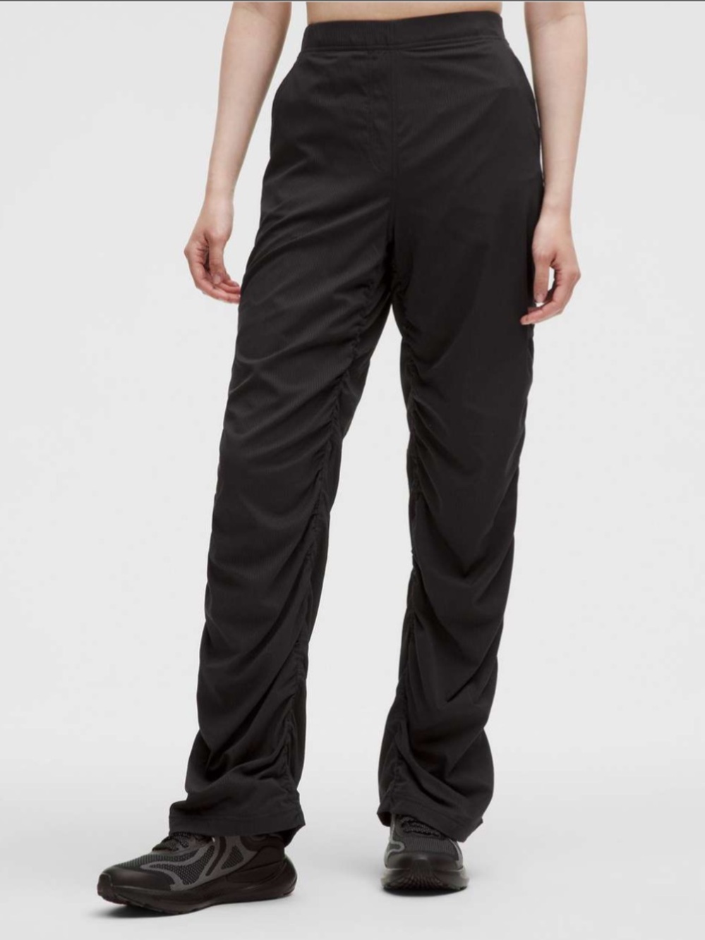 Lululemon dance studio slim fit high rise flare leg pants black